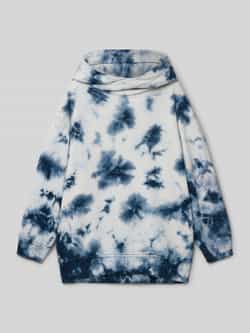 s.Oliver RED LABEL Oversized hoodie van biologisch katoen in batiklook
