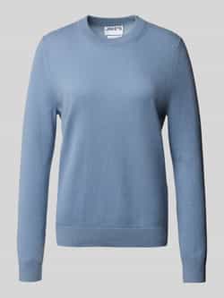 Jake*s Casual Gebreide pullover van kasjmier met ronde hals