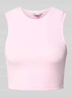 Only Slim fit korte tops van katoenmix model 'VILMA'