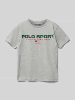 Polo Ralph Lauren Logo T-Shirt Junior Grey