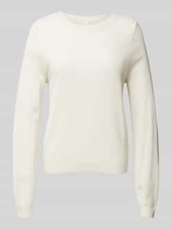 Q S designed by Trui met ronde hals in tricot-look