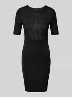 Armani Exchange Knielange jurk met ronde hals