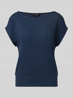 Opus T-shirt met structuurmotief model 'Sumsala'