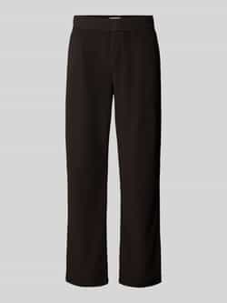 JAKE*S STUDIO MEN Sweatpants in riblook met elastische band