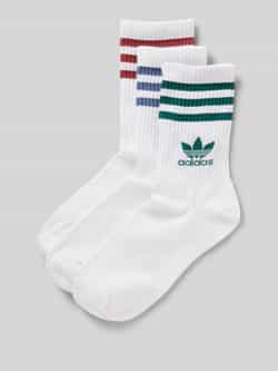 Adidas Originals Sokken met labeldetail in een set van 3 paar