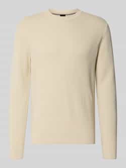 Boss Regular fit pullover van puur katoen model 'H-HIBRIDO'