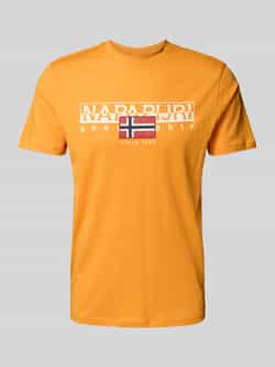 Napapijri T-shirt met labelprint model 'AYLMER'