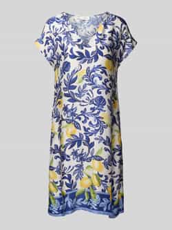 ROBE LÉGÈRE Knielange jurk van viscose met V-hals