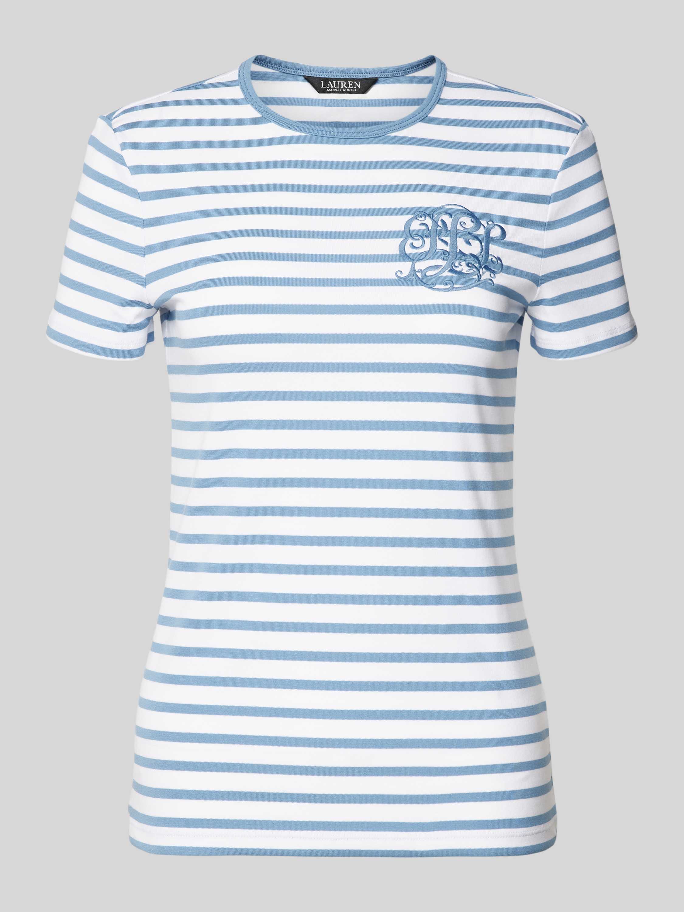 Lauren Ralph Lauren T-shirt met logostitching model 'ALLI'