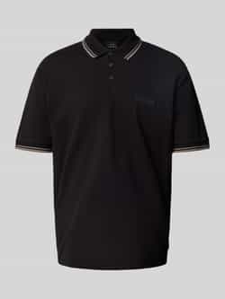 Armani Exchange Regular fit poloshirt met knoopsluiting