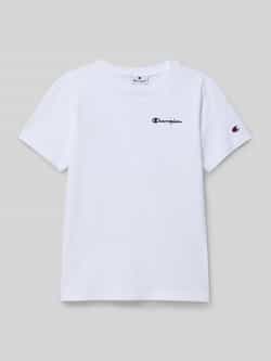 Champion T-shirt met labelstitching
