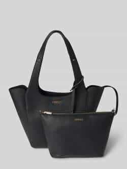 Guess Tote bag in leerlook met logo-applicatie model 'Calista'