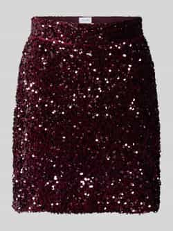 Vila High waist minirok met pailletten model 'FAITH'