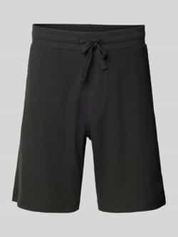 Calvin Klein Jeans Korte regular fit broek met structuurmotief