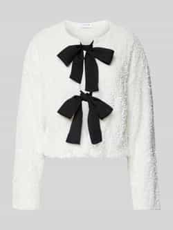 Vila Regular fit jack met strikdetail model 'ARIA'