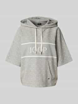 Joop! Hoodie met labelstitching