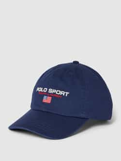 Polo Sport Baseballpet met labelstitching