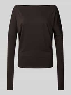 Weekday Oversized shirt met lange mouwen en boothals model 'Johanna'