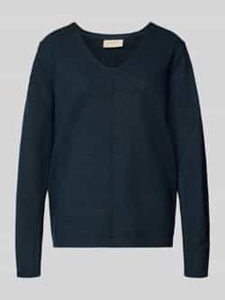 FREE QUENT Gebreide pullover met deelnaad model 'Claura'