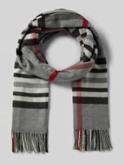 Fraas Sjaal met franjes model 'Cashmink Karo'