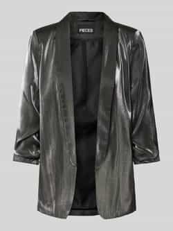 Pieces Loose fit lange blazer van viscosemix met gerimpelde mouwen model 'BOSELLA'