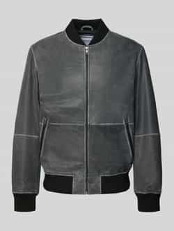 Jack & Jones Leren jack JJECHARGE LEATHER BOMBER SN