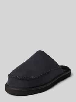 Jack & jones Huisschoenen met voering van imitatiebont model 'MANOR MOC MULE'