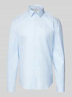CK Calvin Klein Regular fit zakelijk overhemd met labelstitching model 'Bari'