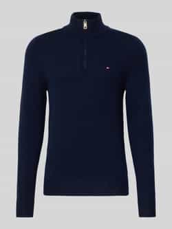 Tommy Hilfiger Regular fit schipperstrui van zuivere wol
