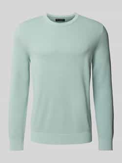 MARC O POLO Gebreide pullover met labelstitching