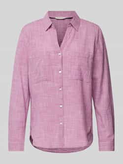 Tom Tailor Blouse met lange mouwen met borstzak