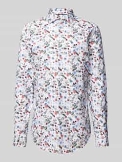 Jake*s Slim fit zakelijk overhemd met extra lange mouwen