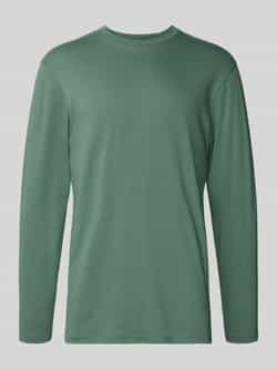 RAGMAN Shirt met lange mouwen en geribde ronde hals