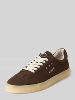 Copenhagen Leren sneakers met labelprint model 'Retro'