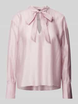 Stefanel Regular fit blouse met strikdetail