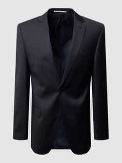 Carl gross Regular fit 2-knoops colbert van scheerwol model 'STEVEN'