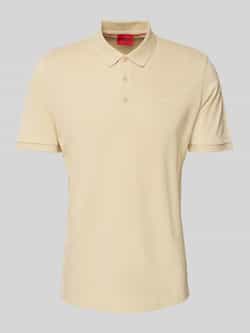 HUGO Poloshirt met labelprint model 'Donos'