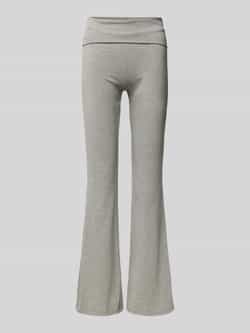 Gina Tricot Flared stoffen broek met elastische band