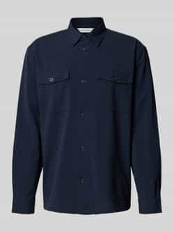 Casual friday Regular fit overshirt met viscose model 'AUGUSTO'