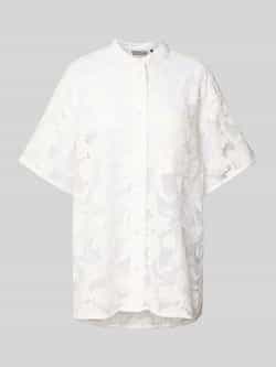 Essentiel Antwerp Oversized overhemdblouse in semi-transparant design model 'HOK'