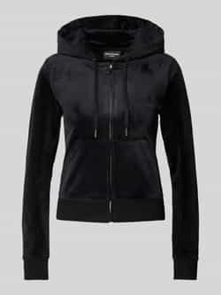 Juicy Couture Sweatjack met labelstitching model 'ROBERTSON'