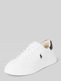 Polo Ralph Lauren Sneakers van leer met labelstitching