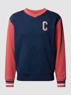 Champion Sweatshirt met labelstitching