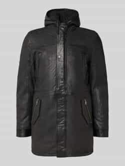 Gipsy Regular fit jack van echt nubuck van schapenleer model 'SITKU'