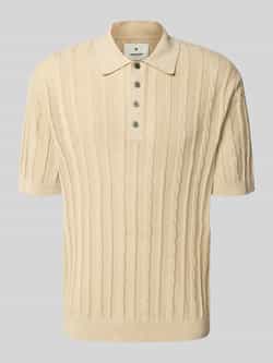 Jack & Jones Premium Poloshirt in gebreide look model 'MASON'