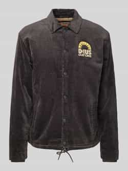 DEUS EX MACHINA Jack met labelstitching model 'Stokes Coach Jacket'