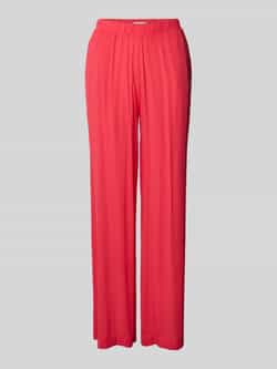 Ichi Straight leg stoffen broek met elastische band model 'MARRAKECH'