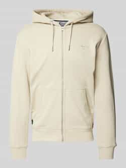 Superdry Sweatjack met labelstitching model 'ESSENTIAL LOGO'