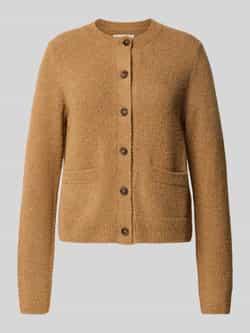Marc O'Polo Regular fit gebreide pullover van katoenmix met wol