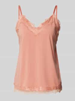 FREE QUENT Top met bandjes en kant model 'BICCO'